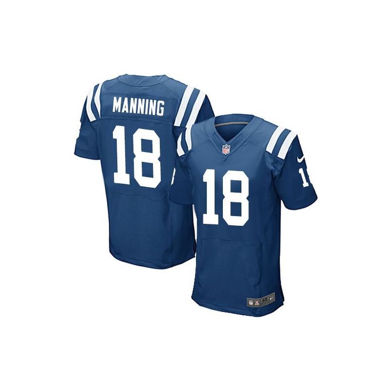 Cheap Peyton Manning Colts Jersey From China Blue Elite #18