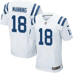 Cheap Peyton Manning Colts Jersey From China White Elite #18