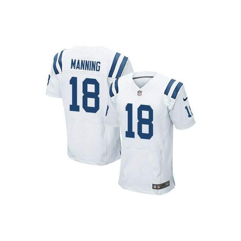 Cheap Peyton Manning Colts Jersey From China White Elite #18