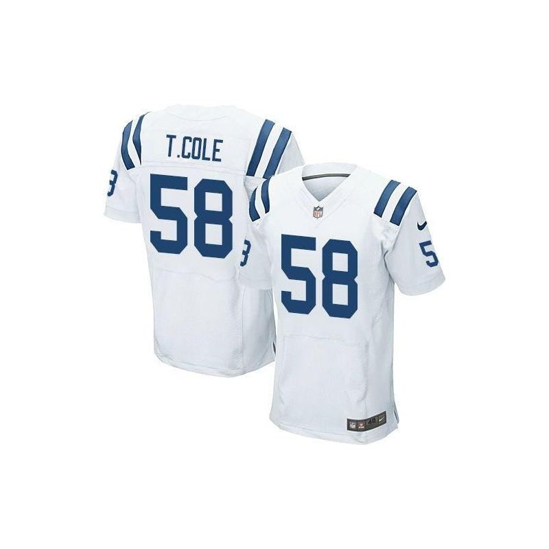 Cheap Trent Cole Colts Jersey From China White Elite #58