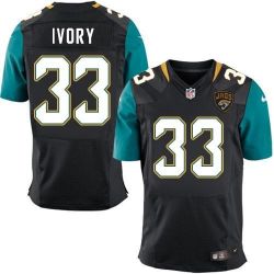 Cheap Chris Ivory Jaguars Jersey From China Black Elite #33