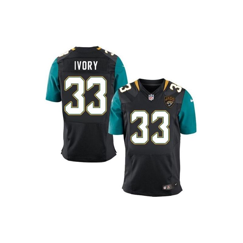 Cheap Chris Ivory Jaguars Jersey From China Black Elite #33