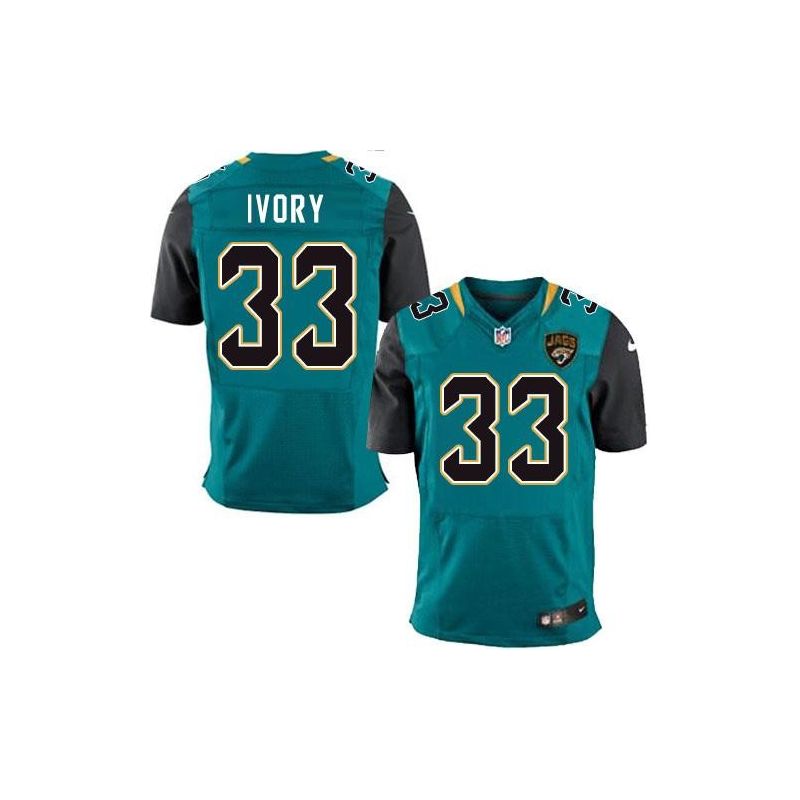 Cheap Chris Ivory Jaguars Jersey From China Green Elite #33