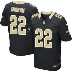 Cheap Mark Ingram Saints Jersey From China Black Elite #22