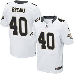 Cheap Delvin Breaux Saints Jersey From China White Elite #40