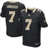 Cheap Morten Andersen Saints Jersey From China Black Elite #7