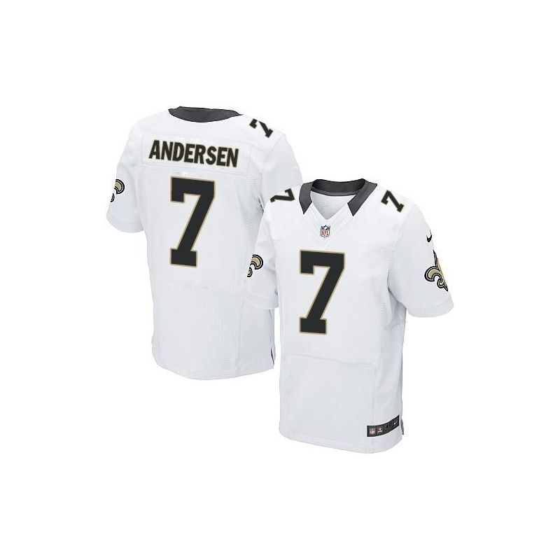 Cheap Morten Andersen Saints Jersey From China White Elite #7