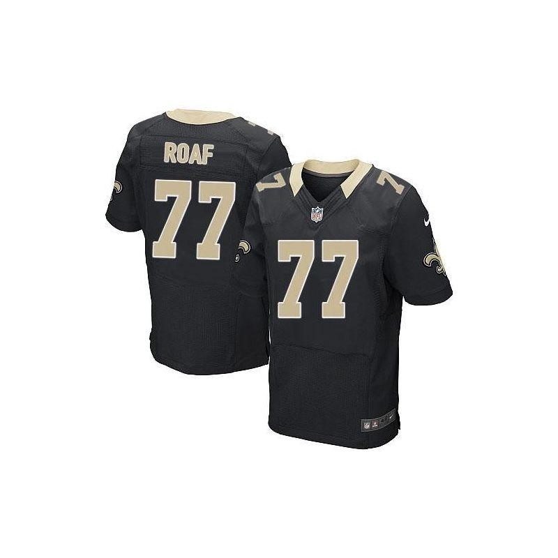 Cheap Willie Roaf Saints Jersey From China Black Elite #77