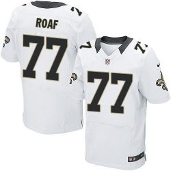 Cheap Willie Roaf Saints Jersey From China White Elite #77