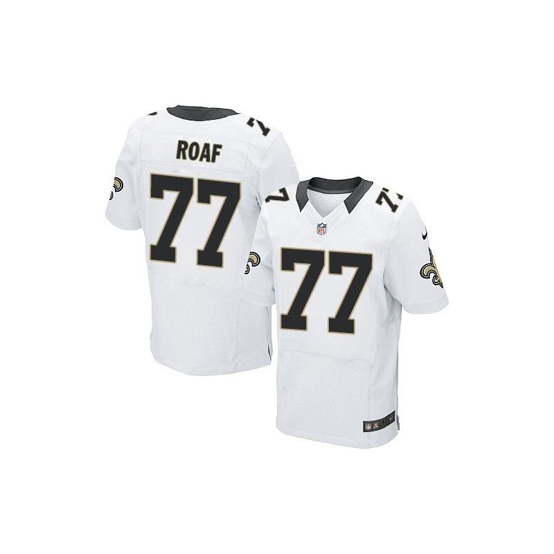 Cheap Willie Roaf Saints Jersey From China White Elite #77