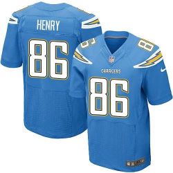 Cheap Hunter Henry Chargers Jersey From China Light Blue Elite #86