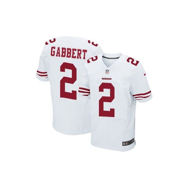 Cheap Blaine Gabbert 49ers Jersey From China White Elite #2