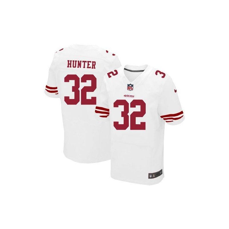 Cheap Kendall Hunter 49ers Jersey From China White Elite #32