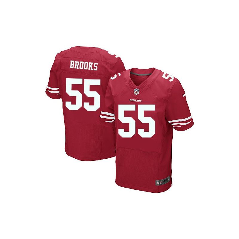 Cheap Ahmad Brooks 49ers Jersey From China Red Elite #55