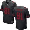 Cheap Terrell Owens 49ers Jersey From China Black Elite #81