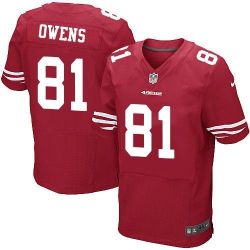 Cheap Terrell Owens 49ers Jersey From China Red Elite #81