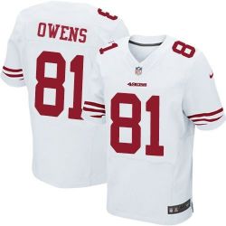 Cheap Terrell Owens 49ers Jersey From China White Elite #81