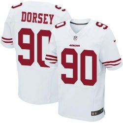 Cheap Glenn Dorsey 49ers Jersey From China White Elite #90