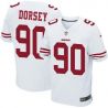 Cheap Glenn Dorsey 49ers Jersey From China White Elite #90