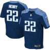 Cheap Derrick Henry Titans Jersey From China Navy Elite #22