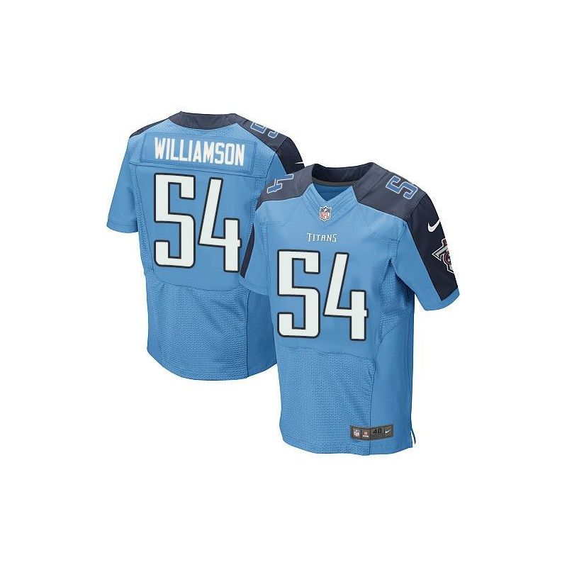 Cheap Avery Williamson Titans Jersey From China Light Blue Elite #54