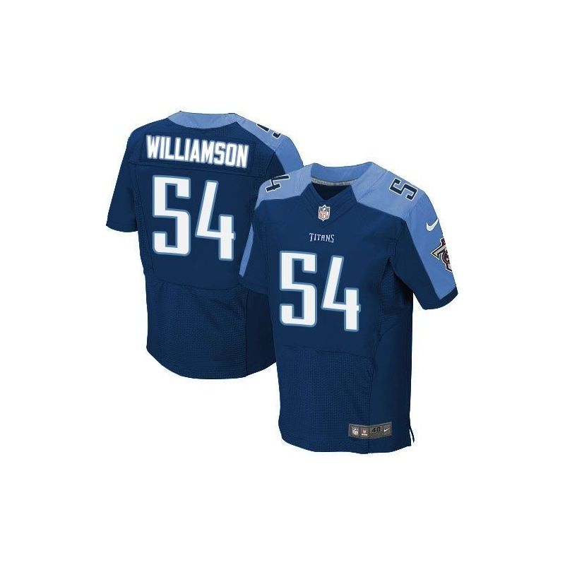 Cheap Avery Williamson Titans Jersey From China Navy Elite #54