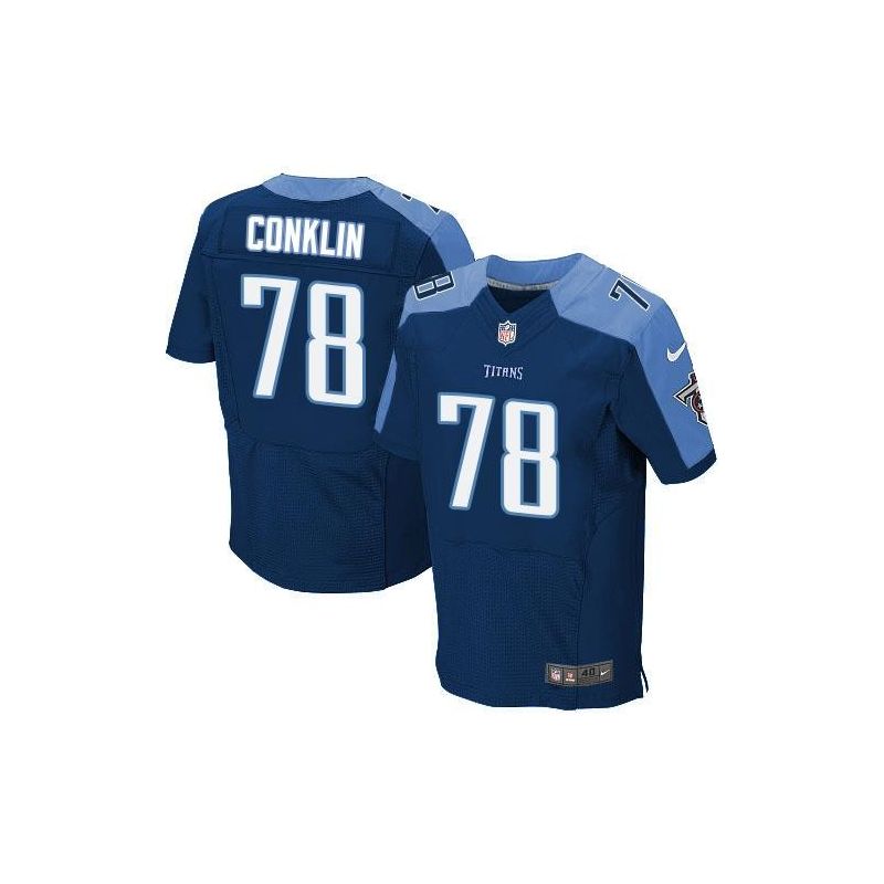 Cheap Jack Conklin Titans Jersey From China Navy Elite #78