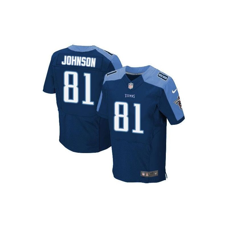 Cheap Andre Johnson Titans Jersey From China Navy Elite #81