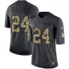 Cheap Josh Norman Panthers Jersey From China 2016 Anthracite Salute To Service #24
