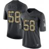 Cheap Thomas Davis Sr Panthers Jersey From China 2016 Anthracite Salute To Service #58