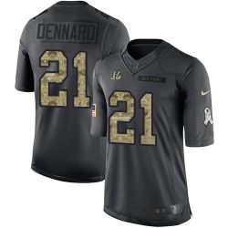 Cheap Darqueze Dennard Bengals Jersey From China 2016 Anthracite Salute To Service #21