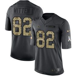 Cheap Jason Witten Cowboys Jersey From China 2016 Anthracite Salute To Service #82