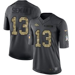 Cheap Trevor Siemian Broncos Jersey From China 2016 Anthracite Salute To Service #13