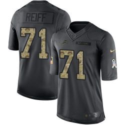 Cheap Riley Reiff Lions Jersey From China 2016 Anthracite Salute To Service #71