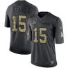 Cheap Bart Starr Packers Jersey From China 2016 Anthracite Salute To Service #15