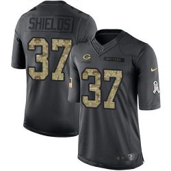 Cheap Sam Shields Packers Jersey From China 2016 Anthracite Salute To Service #37