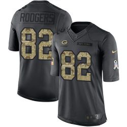 Cheap Richard Rodgers Packers Jersey From China 2016 Anthracite Salute To Service #82