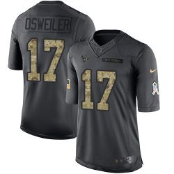 Cheap Brock Osweiler Texans Jersey From China 2016 Anthracite Salute To Service #17