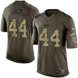 Cheap Myles Jack Jaguars Jersey From China Olive Salute To Service #44