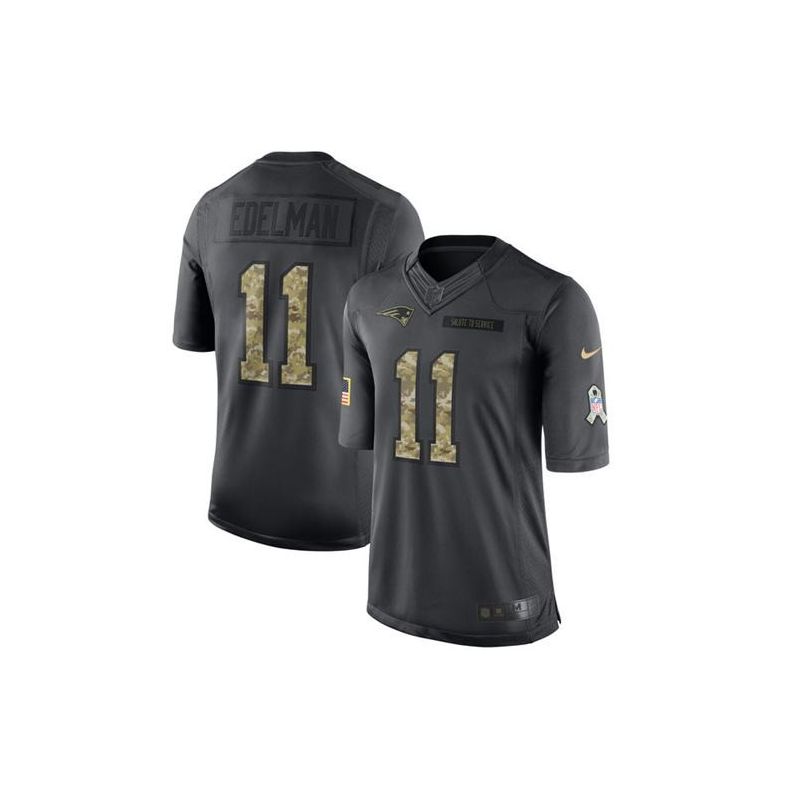 Cheap Julian Edelman Patriots Jersey From China 2016 Anthracite Salute To Service #11 Cheap Julian Edelman Patriots Jersey From China 2016 Anthracite Salute To Service #11
