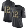Cheap Tom Brady Patriots Jersey From China 2016 Anthracite Salute To Service #12