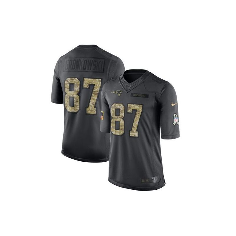 Cheap Rob Gronkowski Patriots Jersey From China 2016 Anthracite Salute To Service #87 Cheap Rob Gronkowski Patriots Jersey From China 2016 Anthracite Salute To Service #87