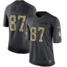 Cheap Rob Gronkowski Patriots Jersey From China 2016 Anthracite Salute To Service #87