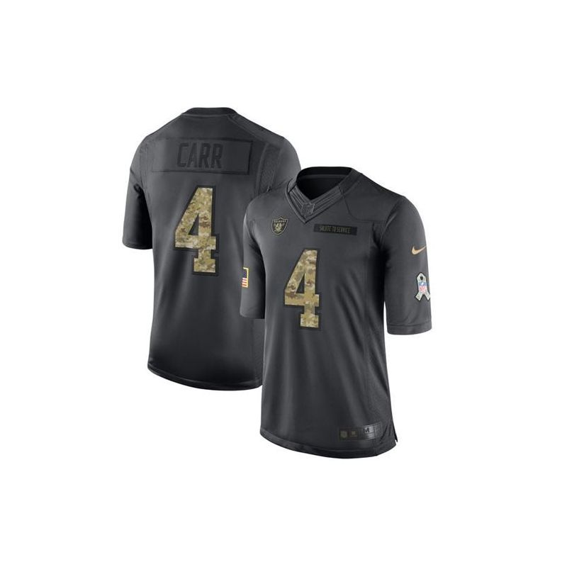 Cheap Derek Carr Raiders Jersey From China 2016 Anthracite Salute To Service #4 Cheap Derek Carr Raiders Jersey From China 2016 Anthracite Salute To Service #4
