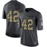 Cheap Ronnie Lott Raiders Jersey From China 2016 Anthracite Salute To Service #42