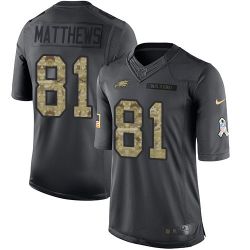 Cheap Jordan Matthews Eagles Jersey From China 2016 Anthracite Salute To Service #81