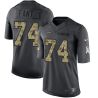 Cheap George Fant Seahawks Jersey From China 2016 Anthracite Salute To Service #74