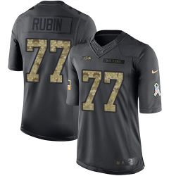 Cheap Ahtyba Rubin Seahawks Jersey From China 2016 Anthracite Salute To Service #77