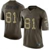 Cheap Andre Johnson Titans Jersey From China Olive Salute To Service #81
