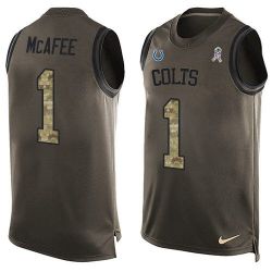 Cheap Pat Mcafee Colts Tank Top From China Olive Salute To Service #1